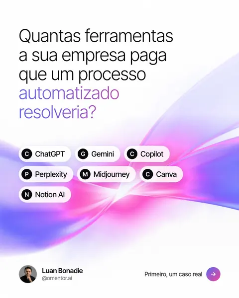 Slide 1 do carrossel ROI, não hype