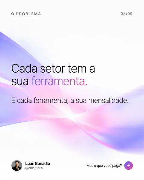 Slide 3 do carrossel ROI, não hype