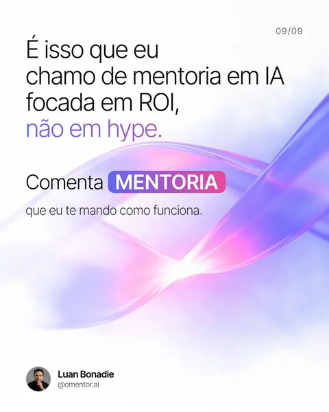 Slide 9 do carrossel ROI, não hype