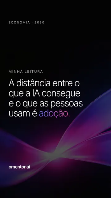 Quadro de um Reel do @omentor.ai