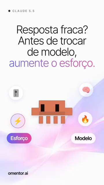 Quadro de um Reel do @omentor.ai