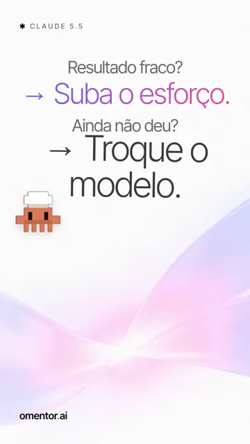Quadro de um Reel do @omentor.ai